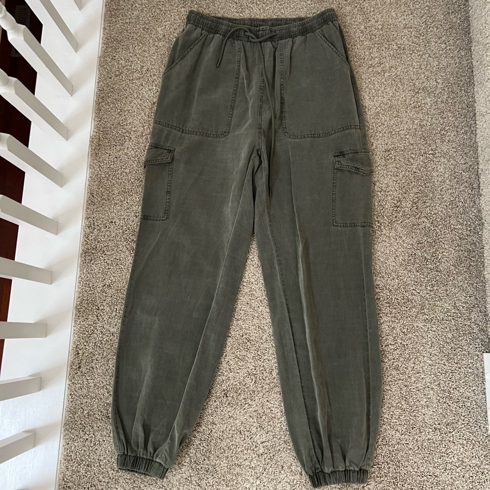 7 For All Mankind Olive Green Cargo Pants